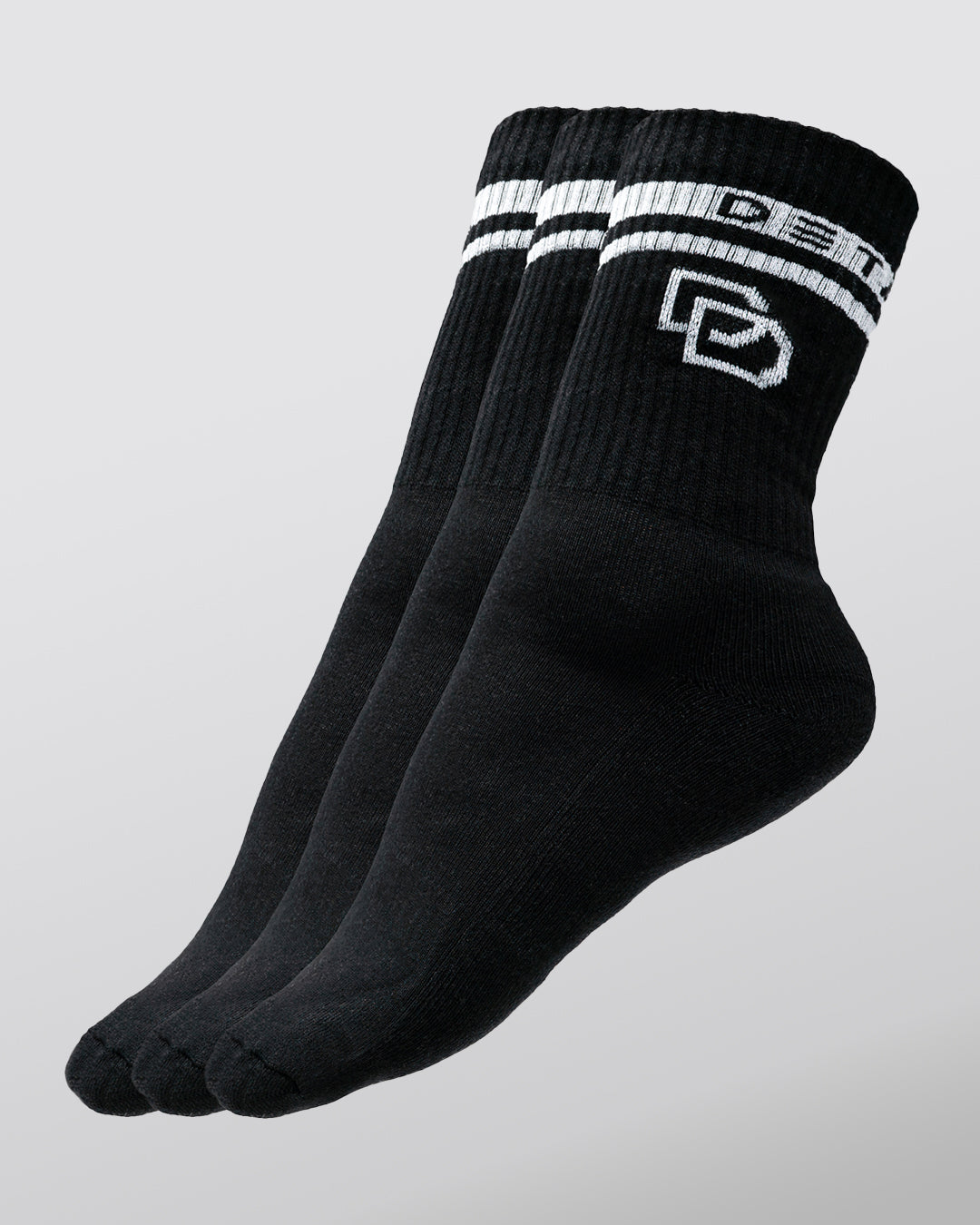 Detailed Clothing Classic Socken Schwarz – 3er Pack Streetwear
